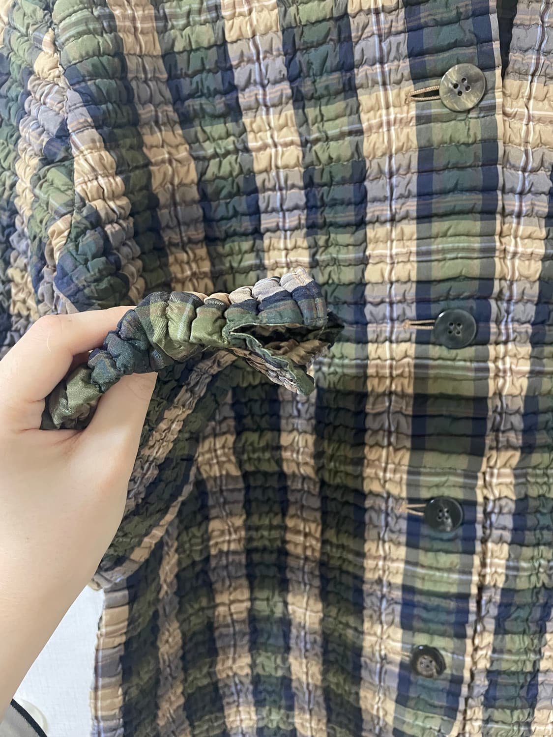 요시키 히시누마 플리츠 자켓 상품이미지3