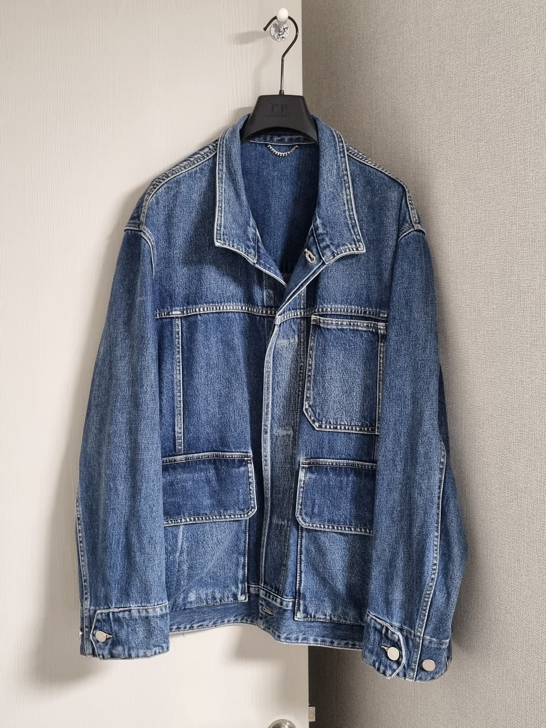 솔리드옴므 데님 초어자켓 상품이미지1