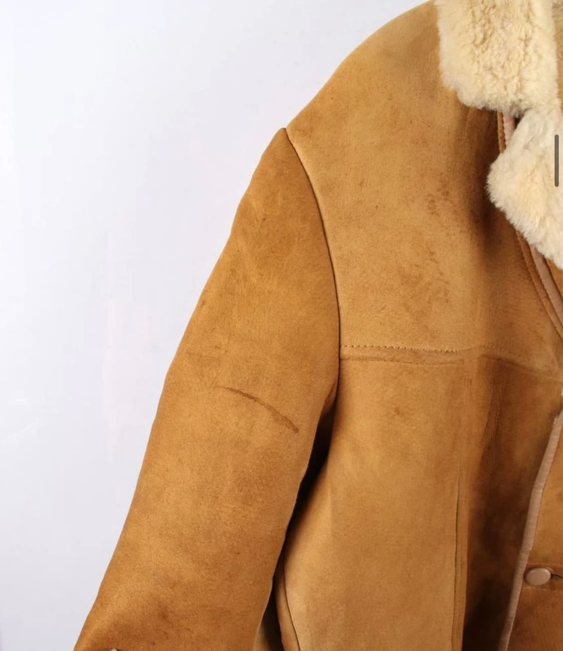 리얼 쉽스킨 빈티지 무스탕 자켓 (드라이완료) 상품이미지4