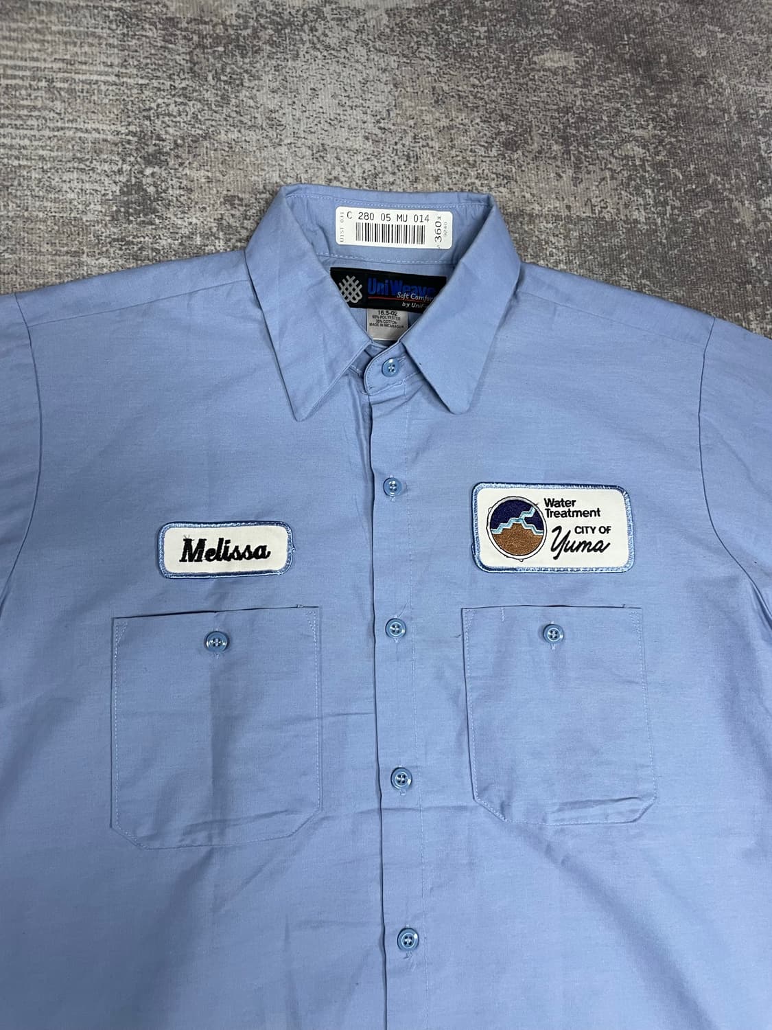 Vtg work shirt SEX ADDICT 상품이미지3