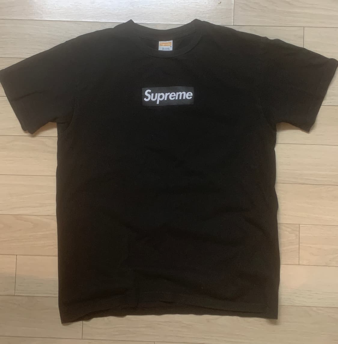 슈프림 박스로고 반팔 블랙 급처 상품이미지1