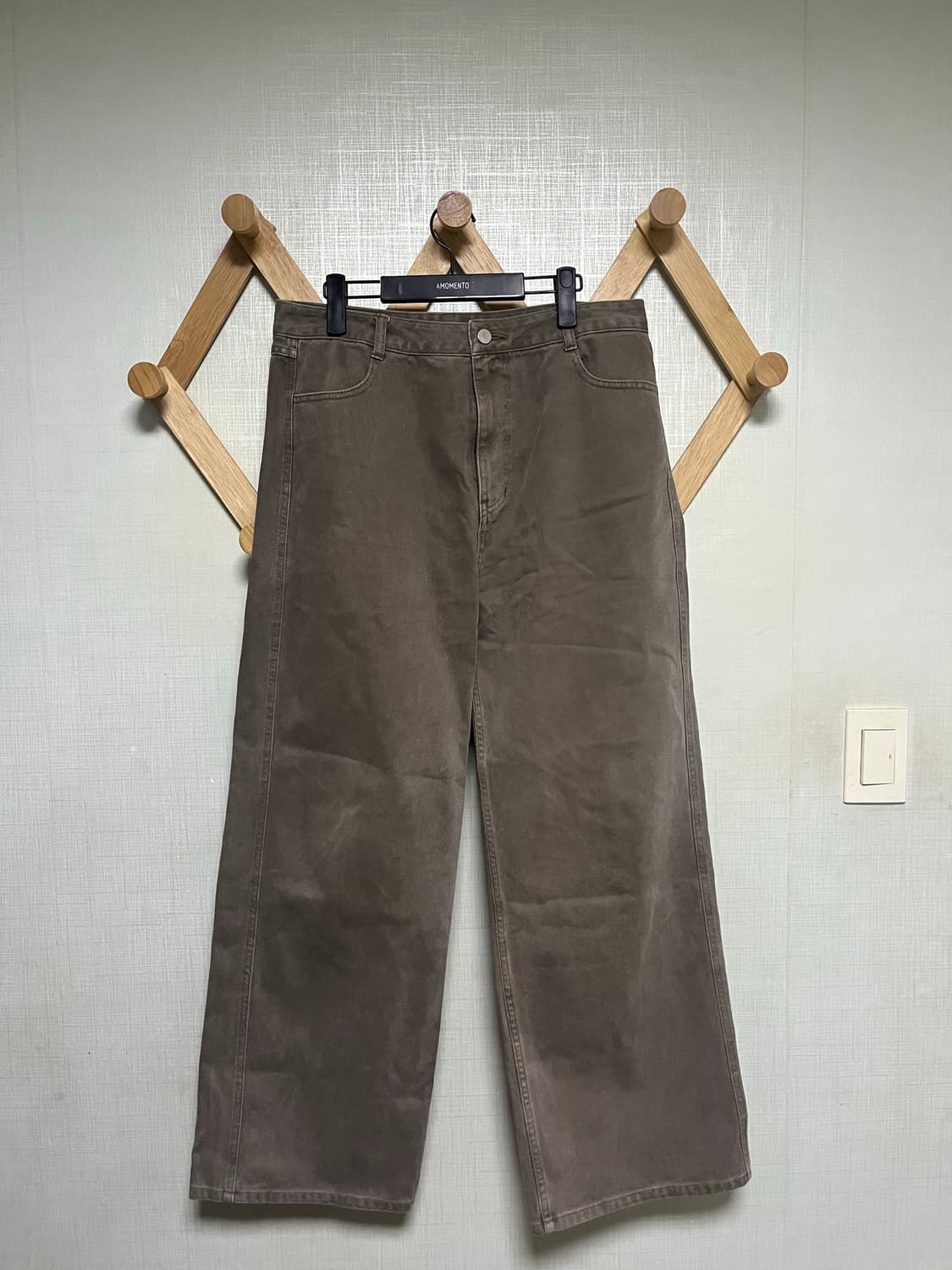 아모멘토 세미 와이드 부츠컷 데님 상품이미지3