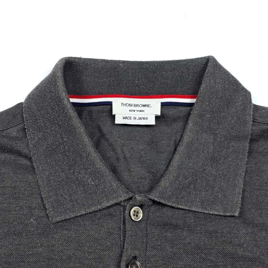 톰브라운 포켓삼선 반팔 카라티셔츠 상품이미지6