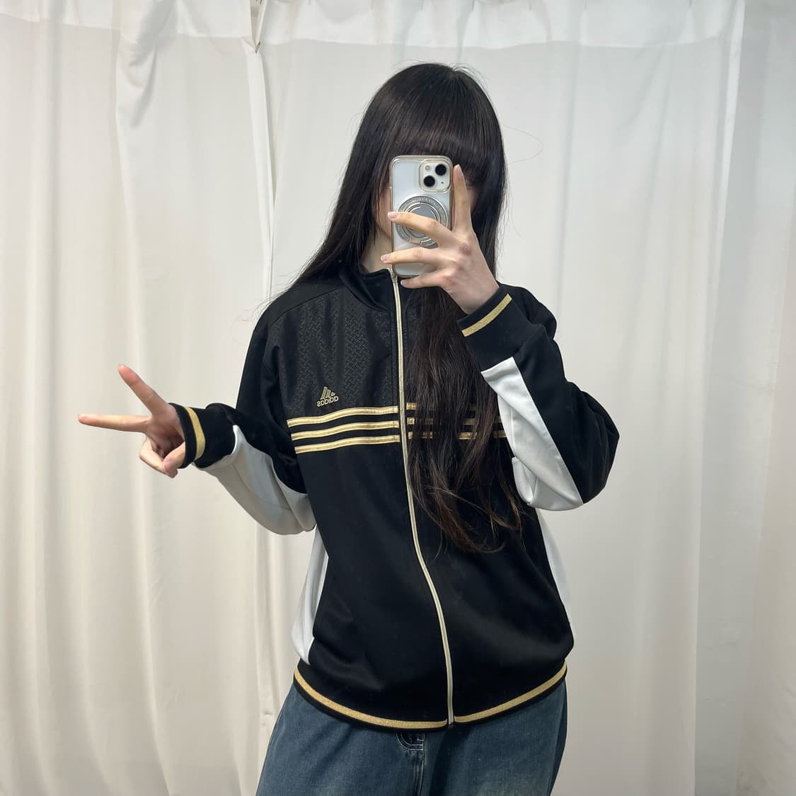 Adidas White Panel Black Gold Jersey 상품이미지2