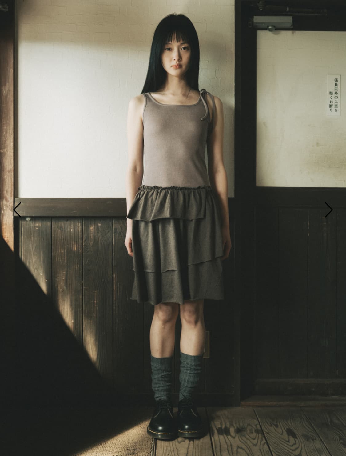 오헤시오 셔링 레이어드 드레스 원피스 인디핑크 상품이미지2