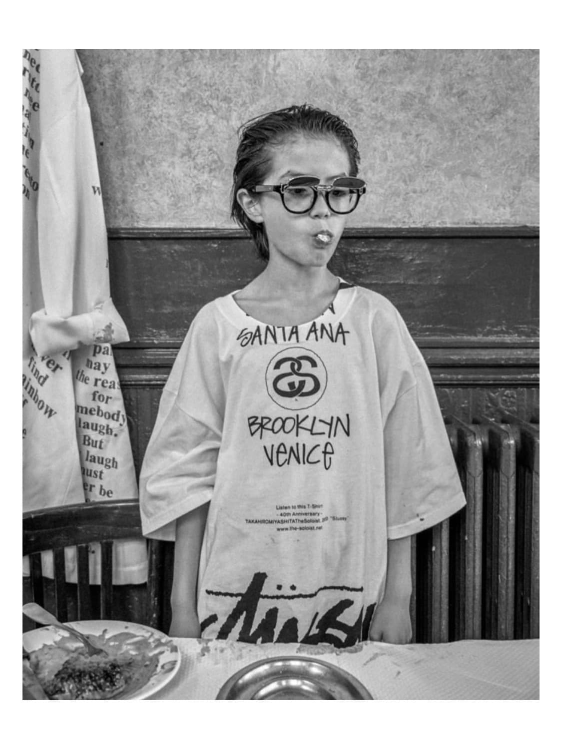 스투시 솔로이스트 40주년 컬랙션 월드투어 아카이브 반팔 티셔츠 상품이미지4