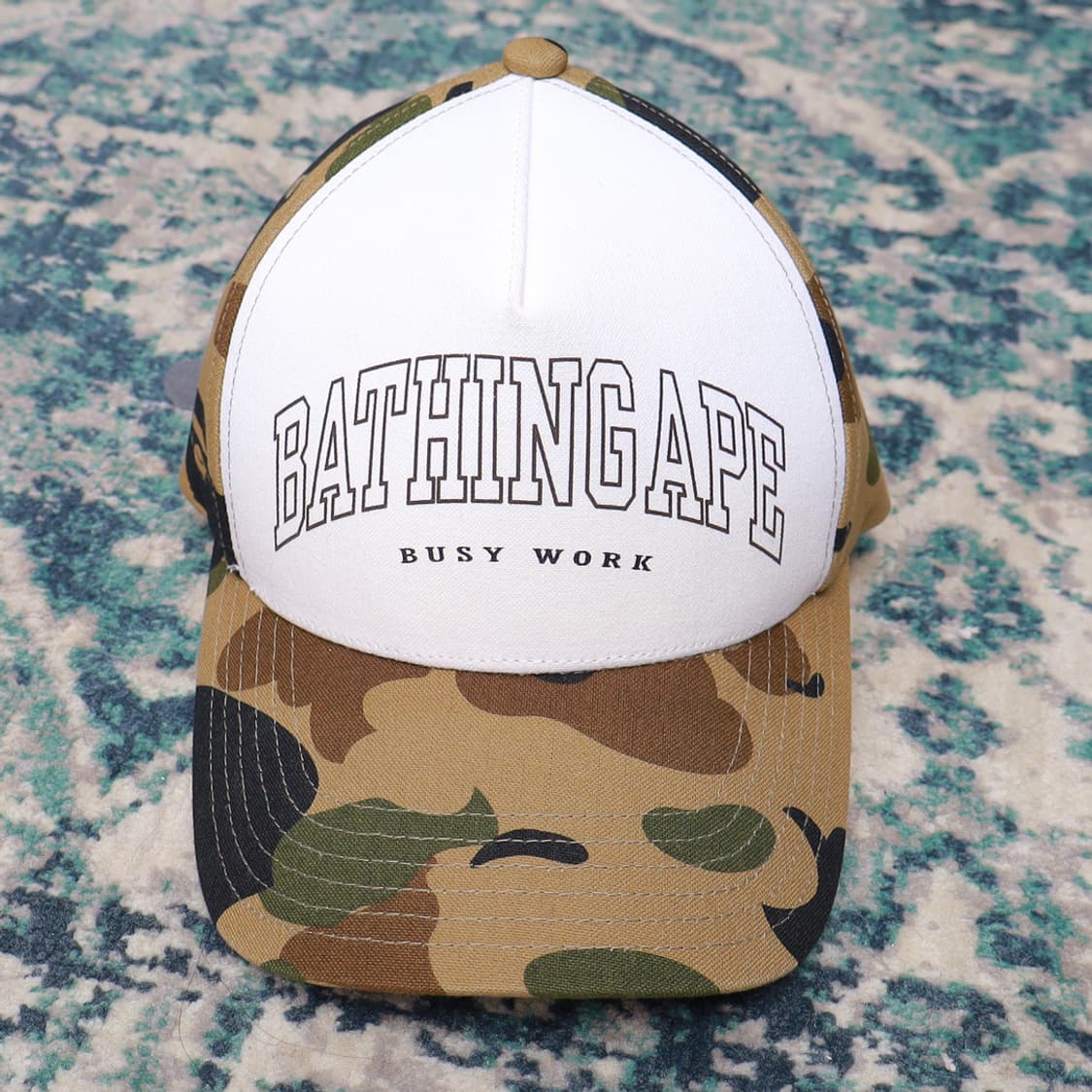 BAPE 베이프 퍼스트 카모 레터링 볼캡 모자 상품이미지2