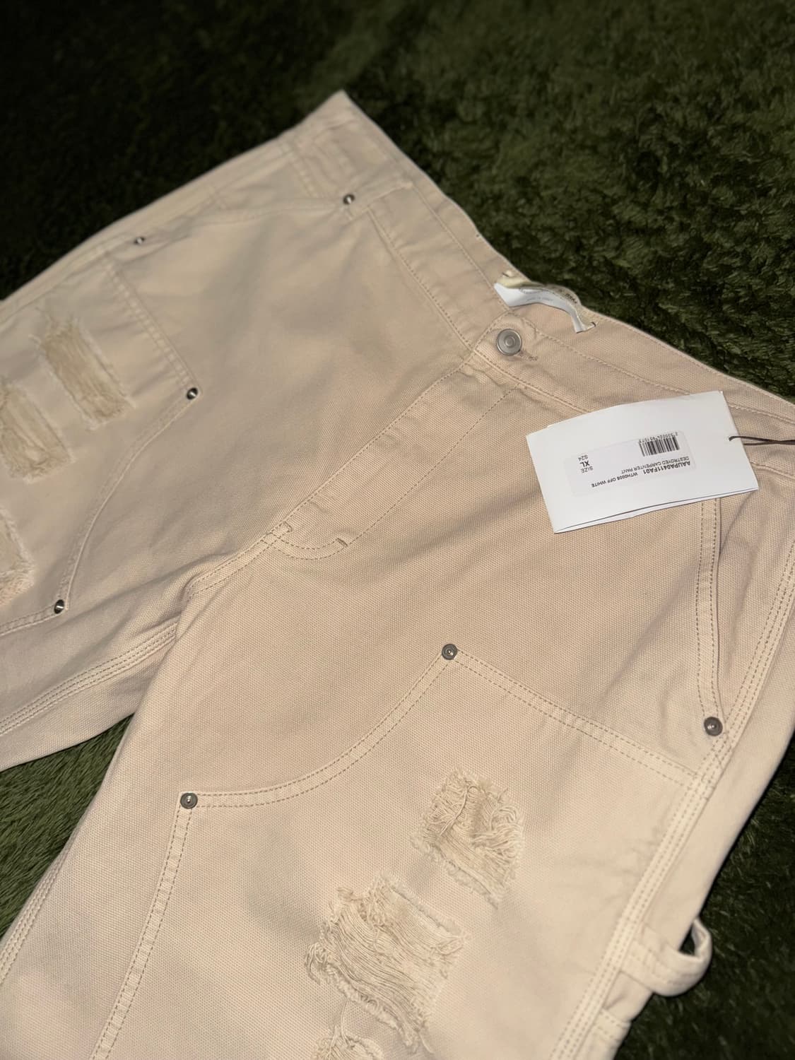 [XL] 1017 ALYX 9SM 알릭스 디스트로이드 더블니 카펜터 팬츠 상품이미지2