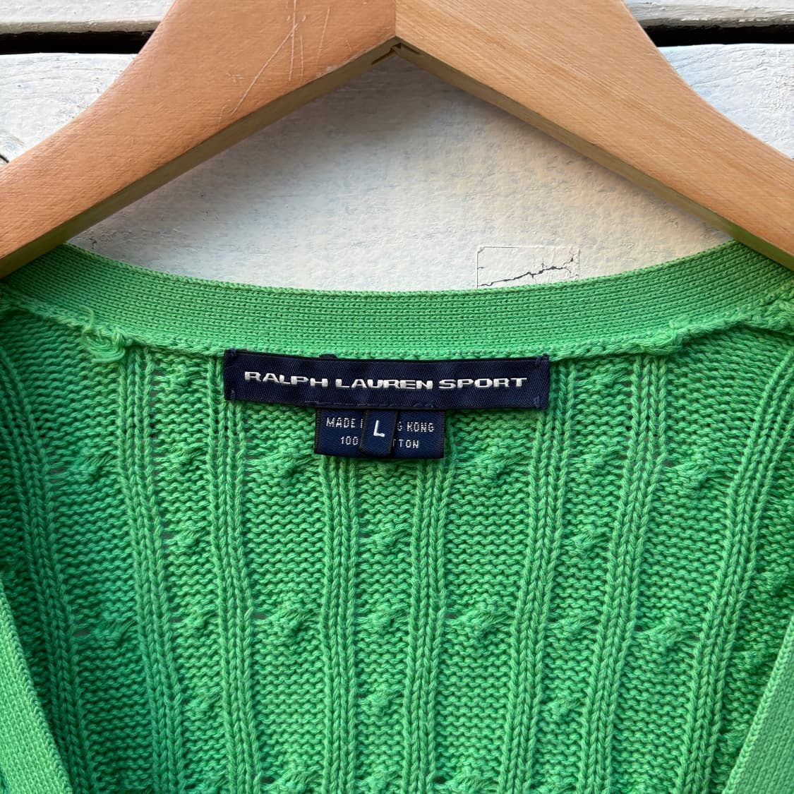 Polo 폴로 케이블 꽈배기 니트 가디건 상품이미지4