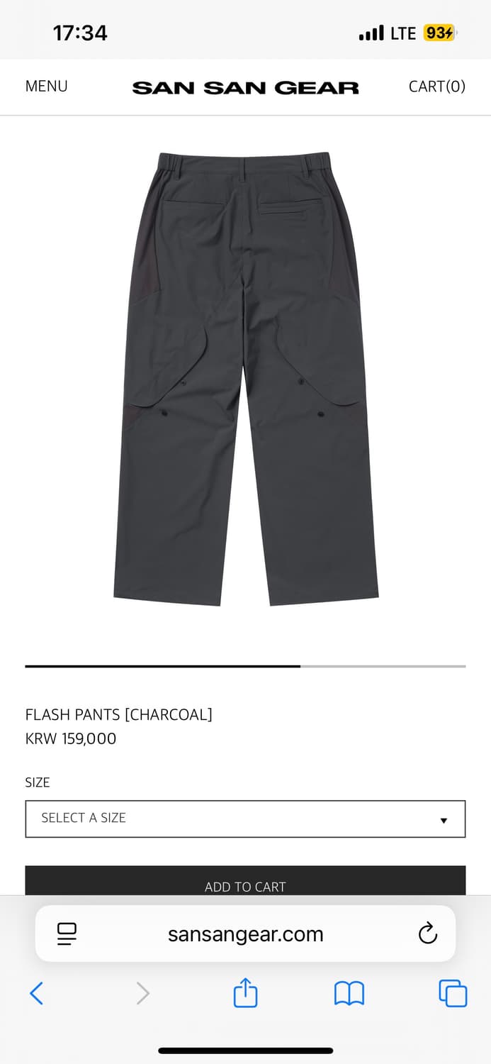 SANSAN GEAR flash pants 상품이미지2
