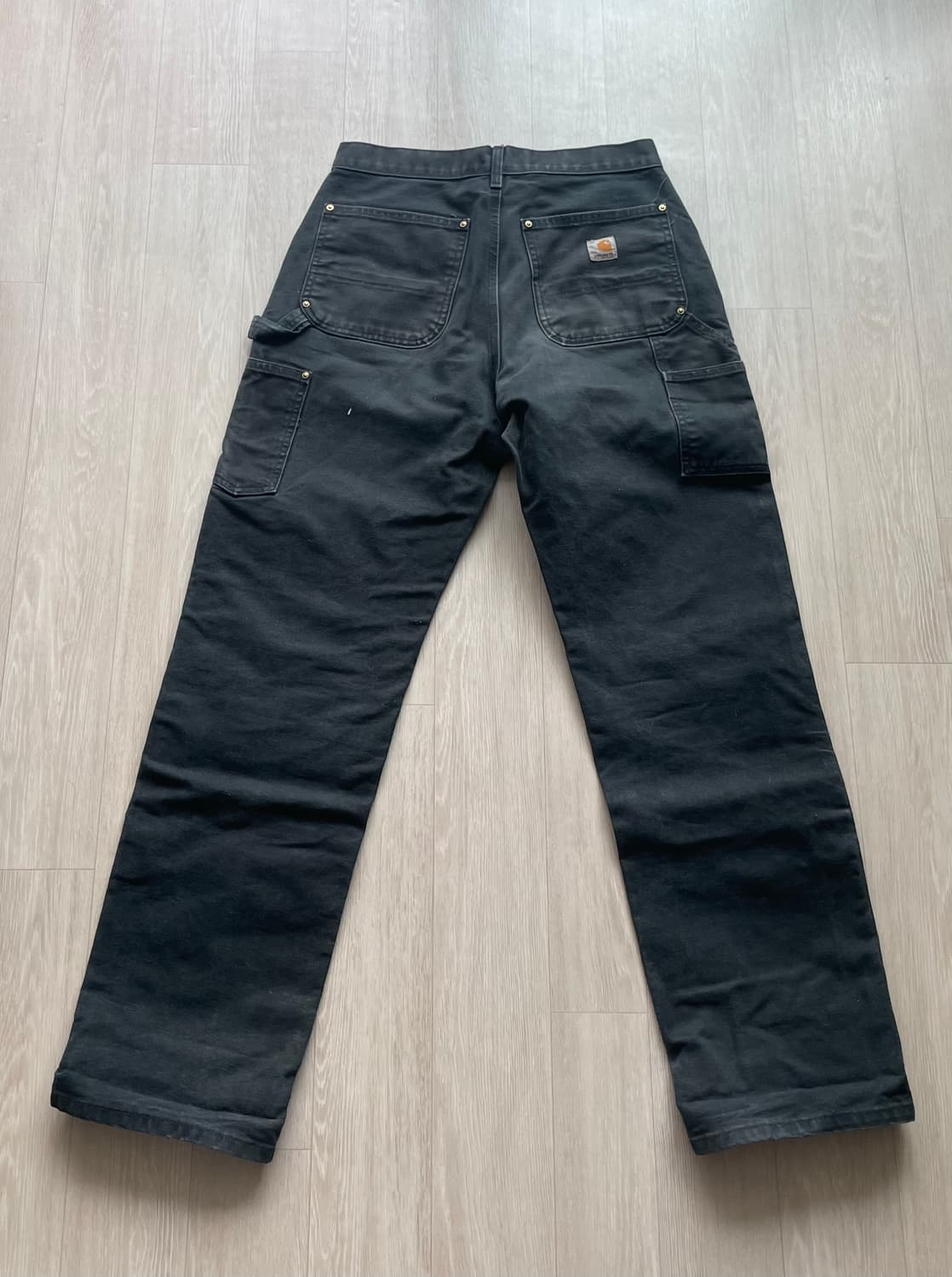 칼하트 더블니 블랙 B01 31x34 상품이미지2