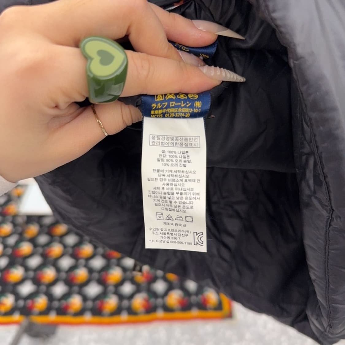 폴로 랄프로렌 모던시크 캐주얼 오리털 패딩 조끼 XS C08373 상품이미지6