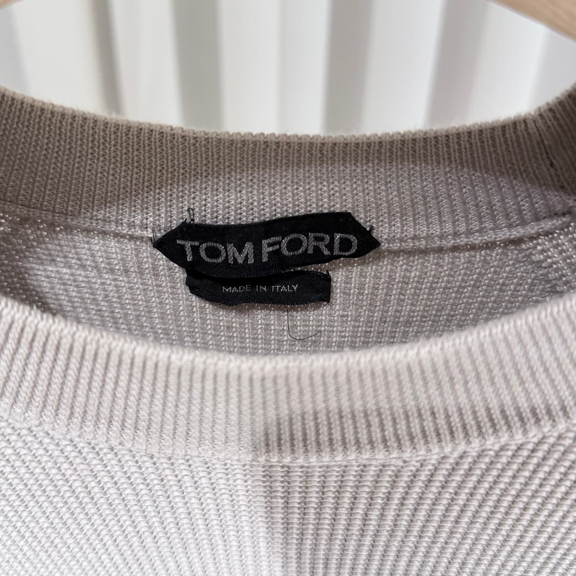(A+/50) / 톰포드 실크 베이지 니트 상품이미지4