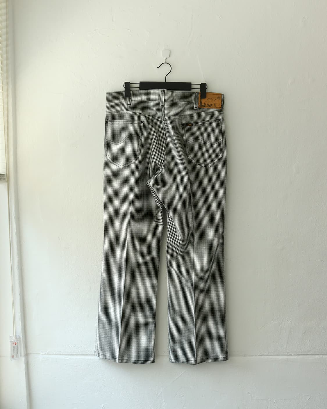 80s Lee 플레어 체크 팬츠 상품이미지5