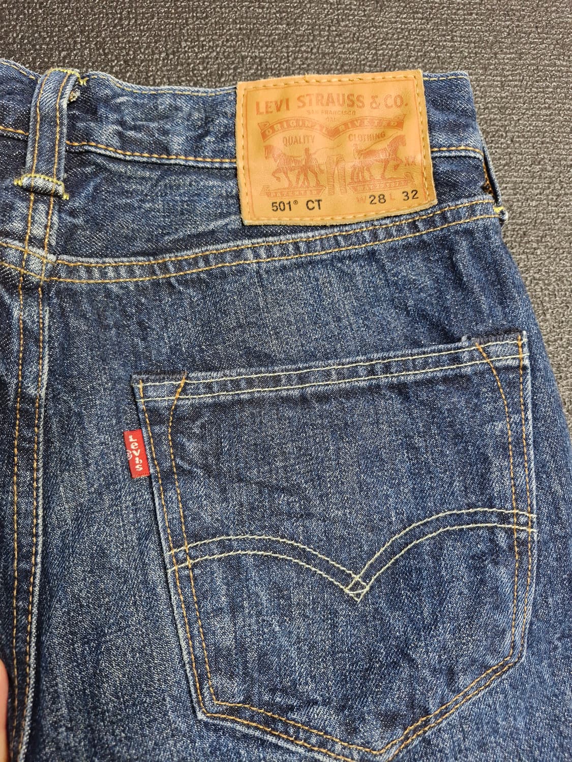 리바이스 501 CT W28 L32 상품이미지3