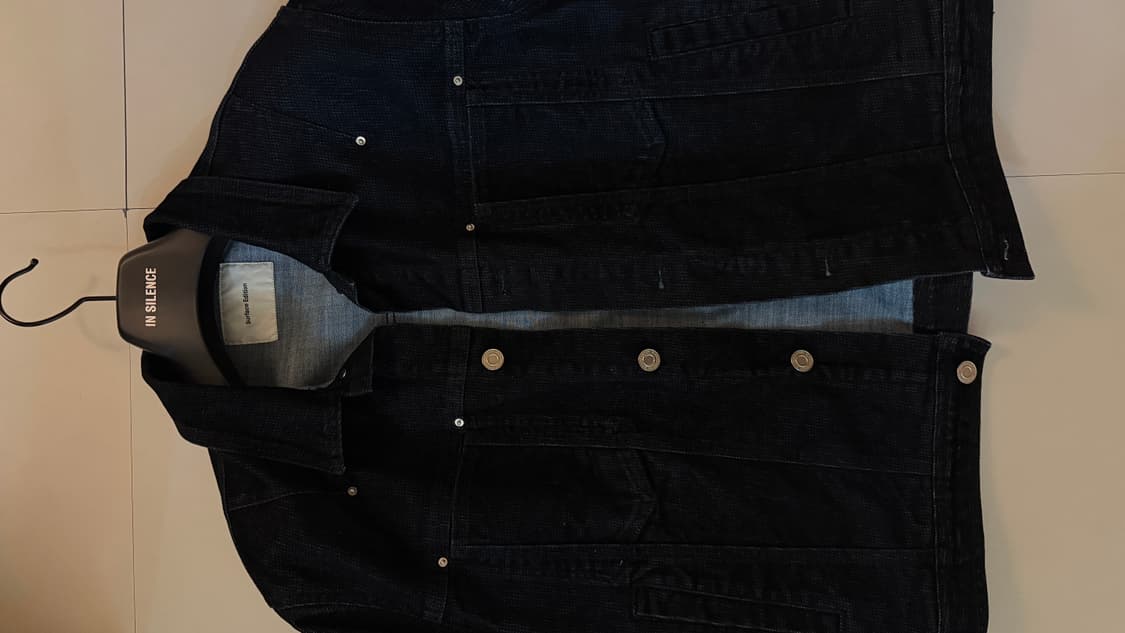 서피스에디션 VELVET DENIM TRUCKER JACKET 상품이미지2