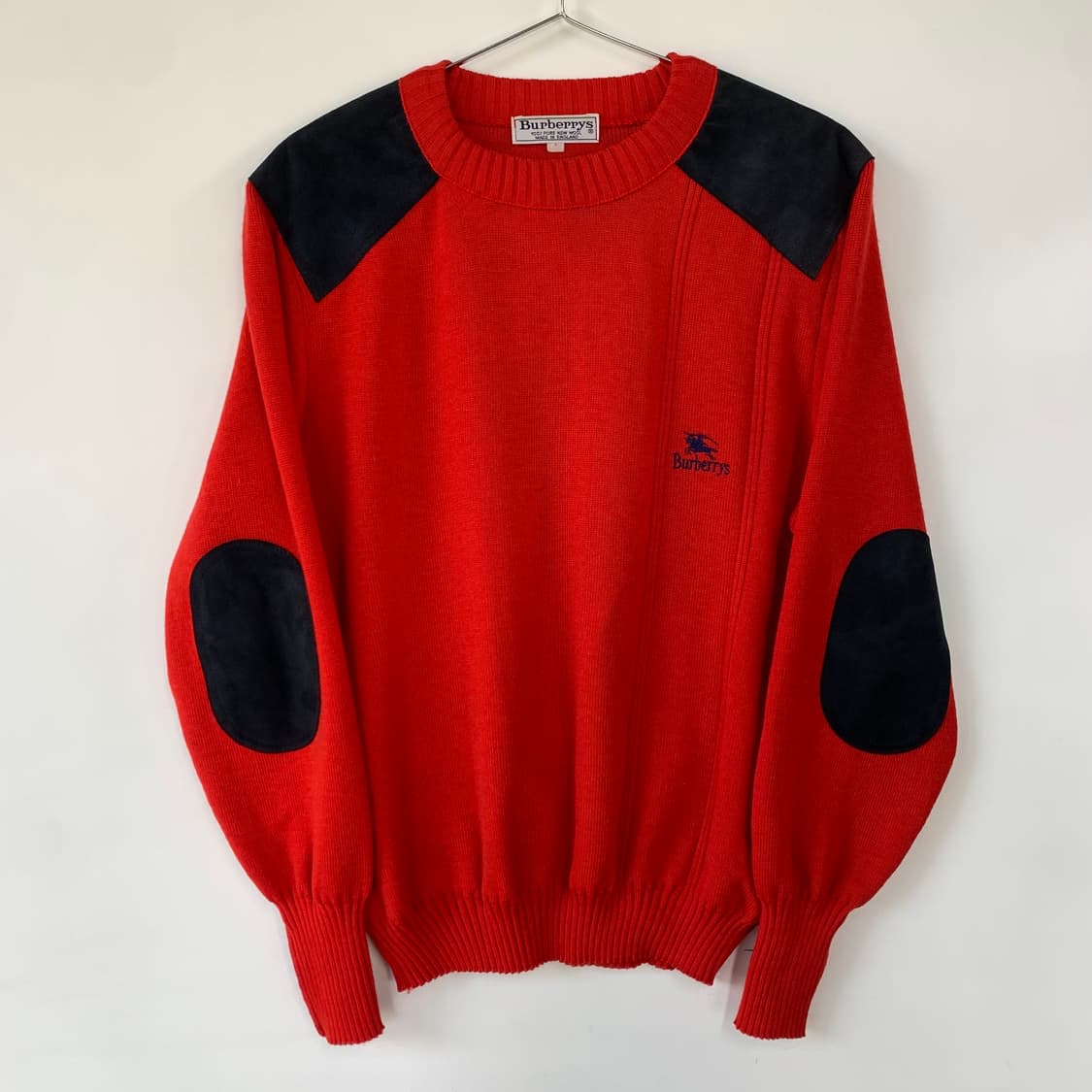 버버리 레드 울 니트 상품이미지1