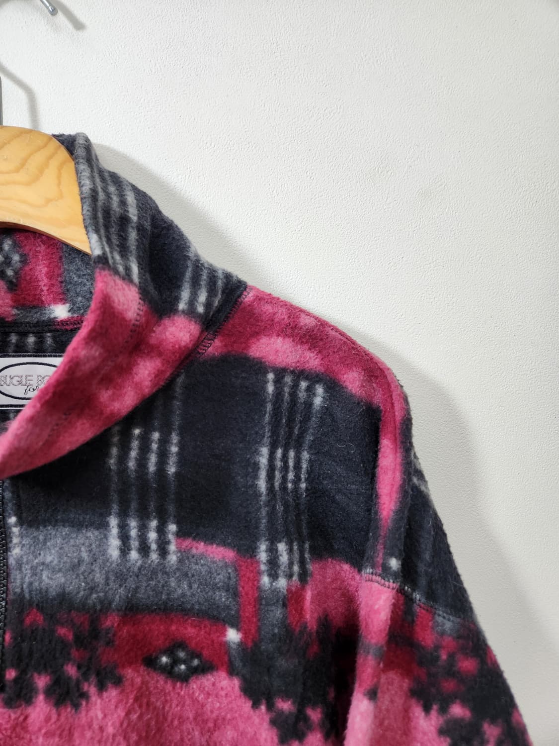 미국빈티지USA 패턴 후리스 M - J20 상품이미지3