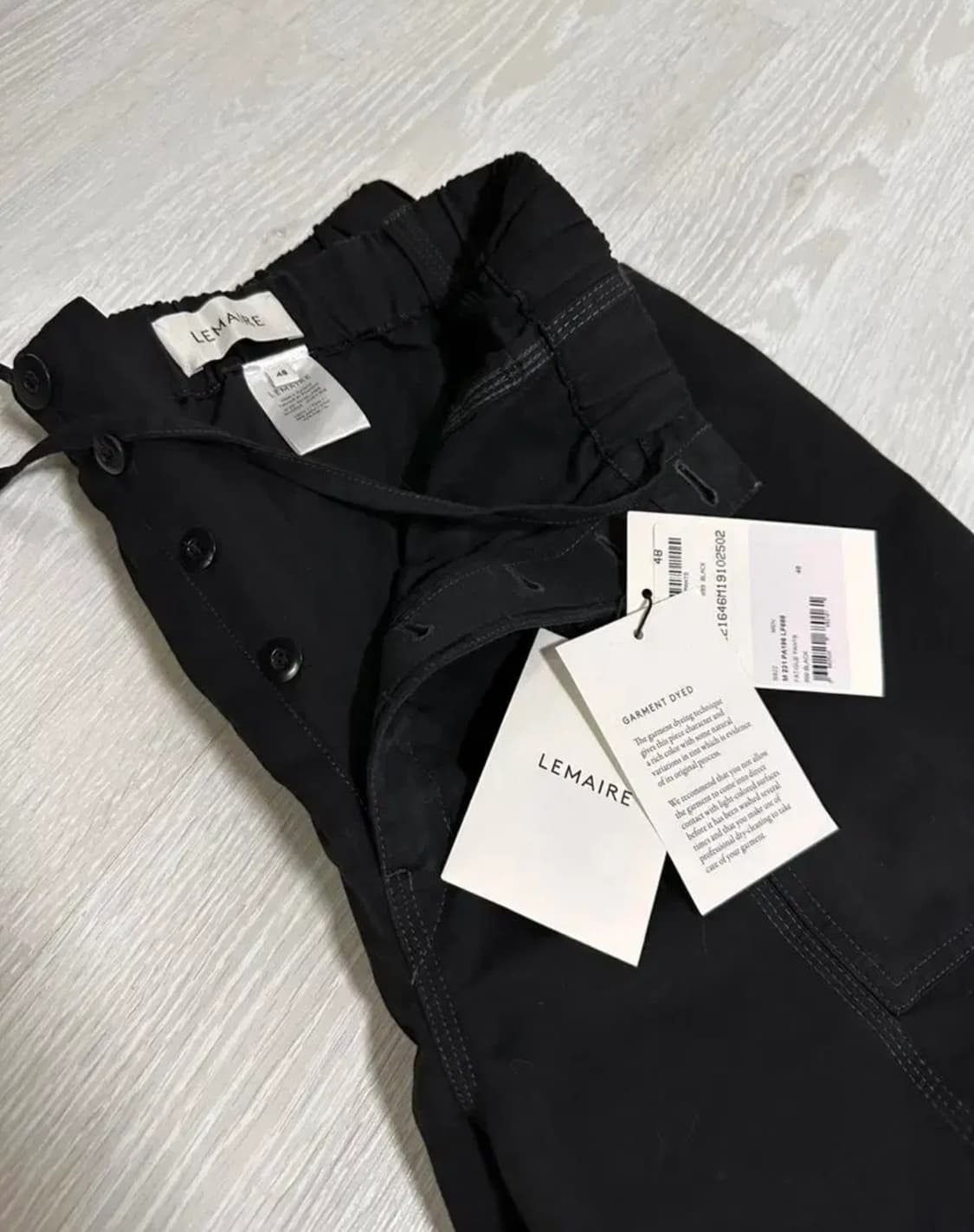 ​[풀박스급] 르메르 LEMAIRE 가먼트 다이 코튼 린넨 파티그 팬츠  상품이미지6