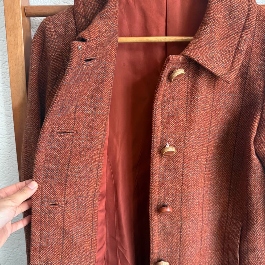 브릭 브라운 트윌 코트  상품이미지7