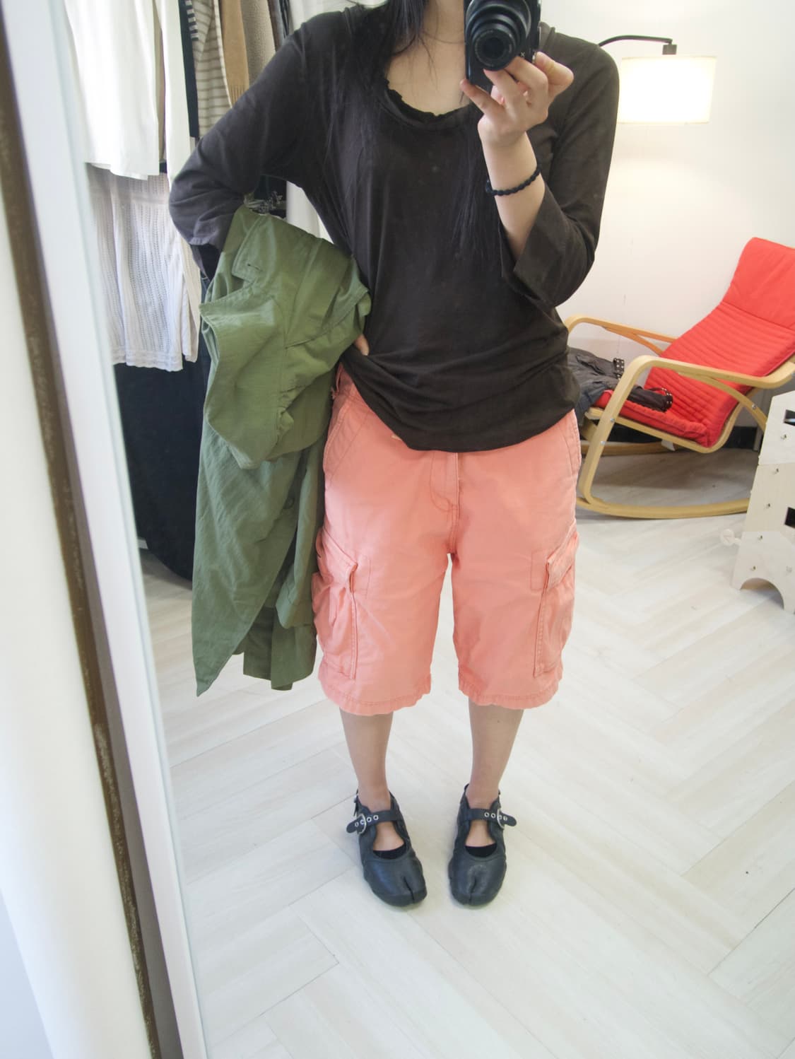 [HCO 1922] orange cargo short 상품이미지3