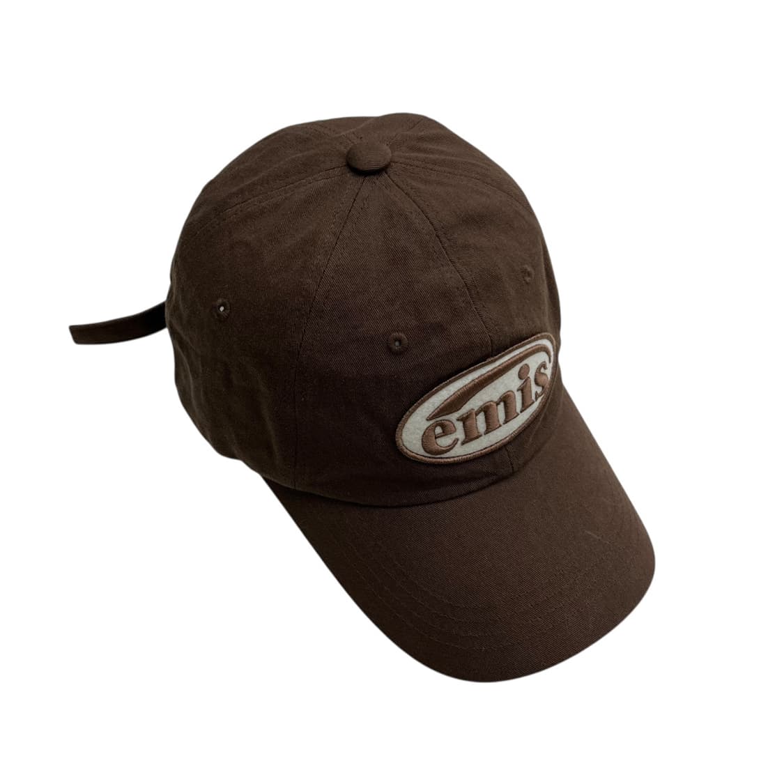이미스 자수로고 브라운 볼캡 상품이미지5