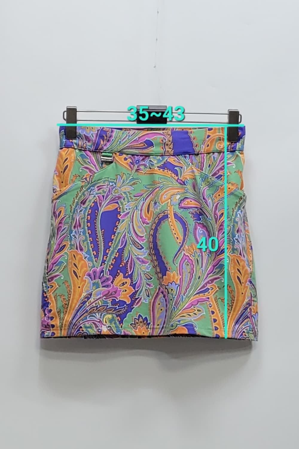 POLO 폴로 랄프로렌 골프 페이즐리 스커트 / 여 XS 멀티컬러
 상품이미지9