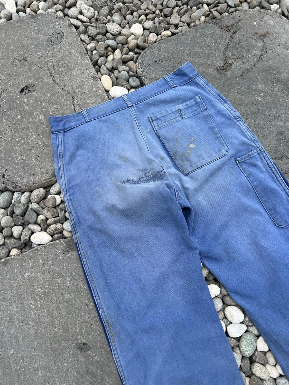 HARD FADED WASHING PATCHWORK 패치워크프렌치워크팬츠 상품이미지8