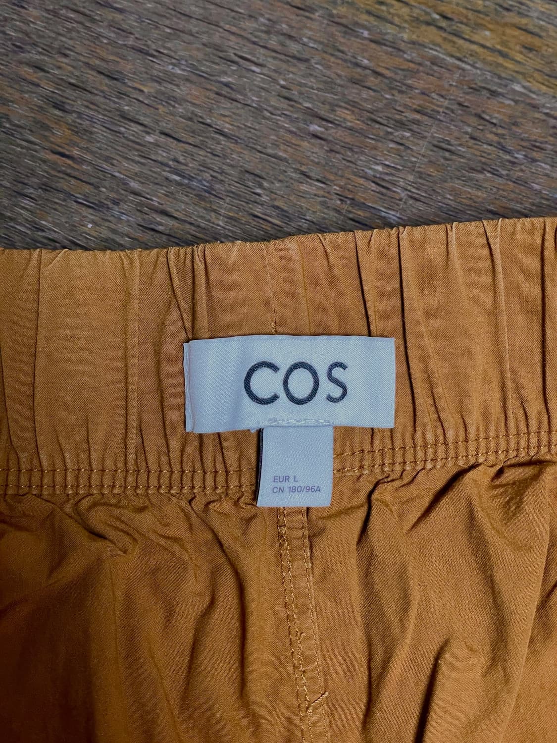 코스 COS 브라운 와이드 밴딩 팬츠 L 상품이미지5