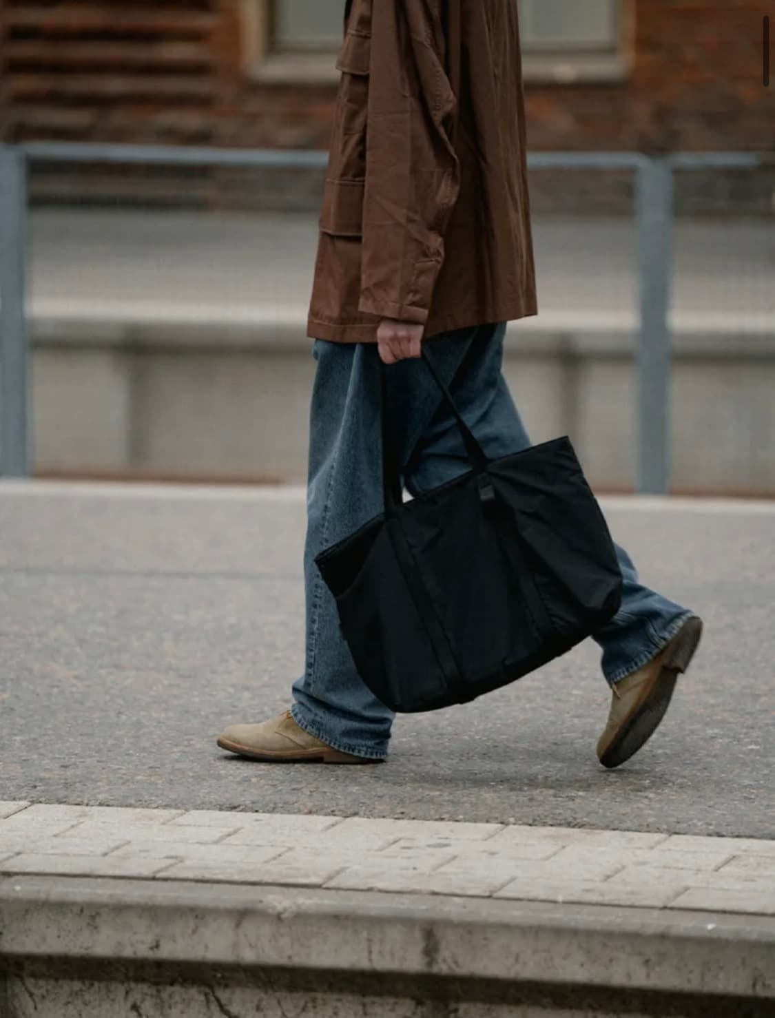 마지언타이틀 카페 토트/블랙 상품이미지3