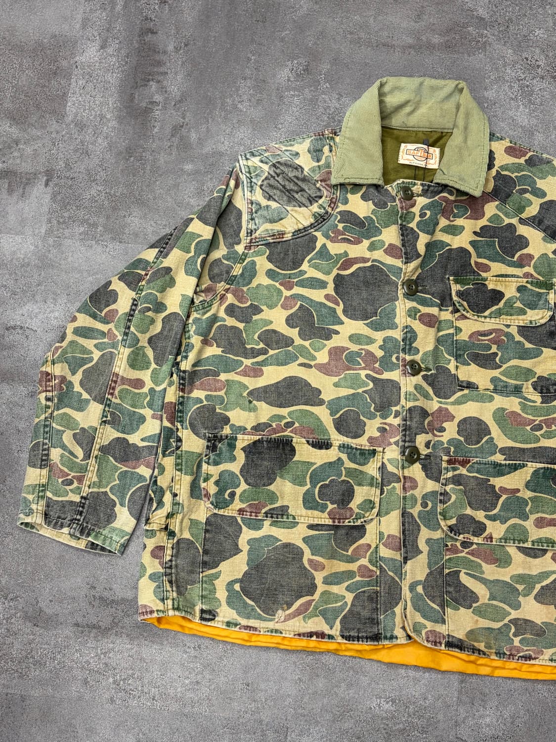 80s SAFTBAK 덕 카모 헌팅 자켓 상품이미지3