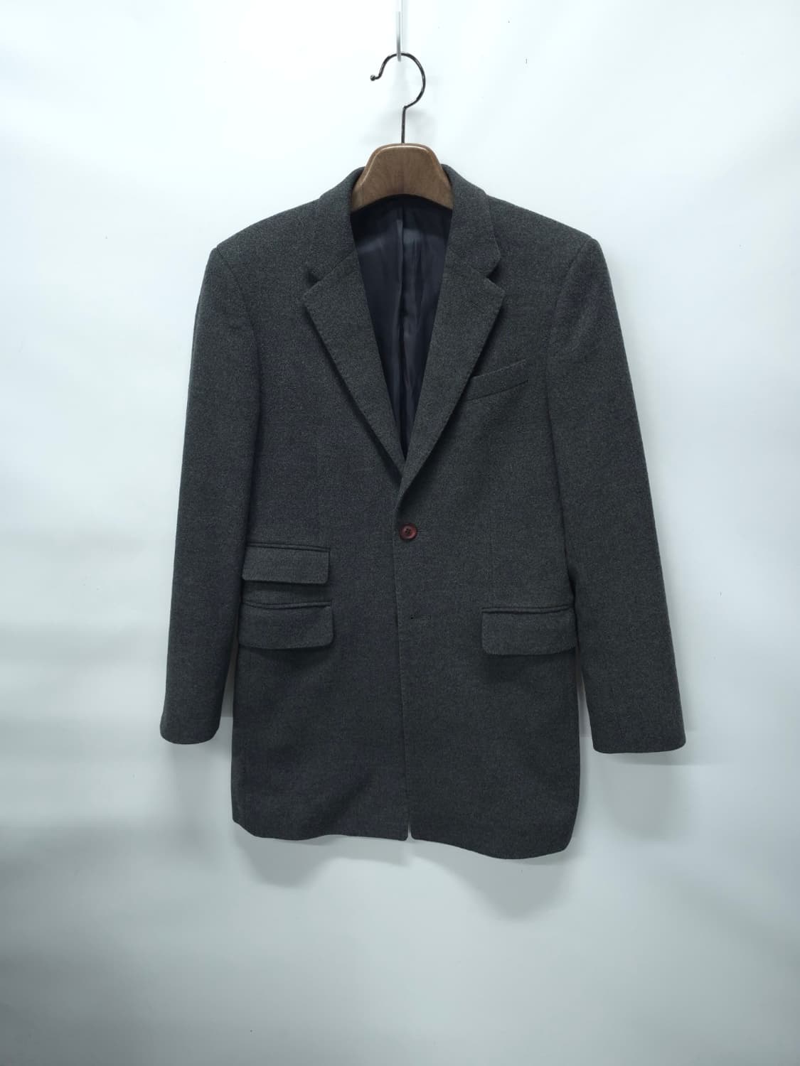 인터메조 여성 울 캐시미어 롱블레이저 66 상품이미지1