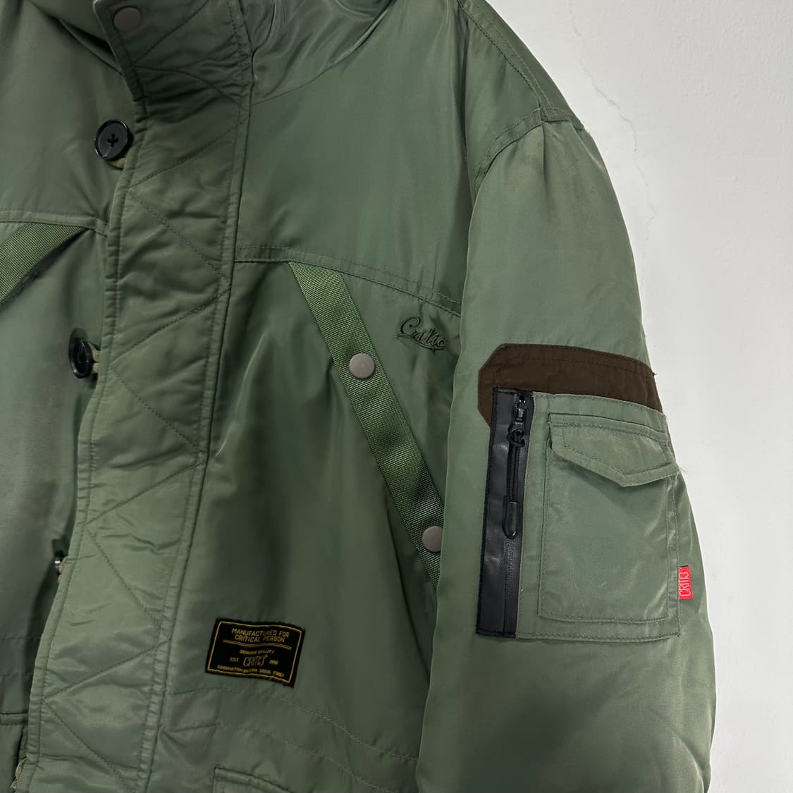 M 크리틱 카키 N3B 야상점퍼 상품이미지2