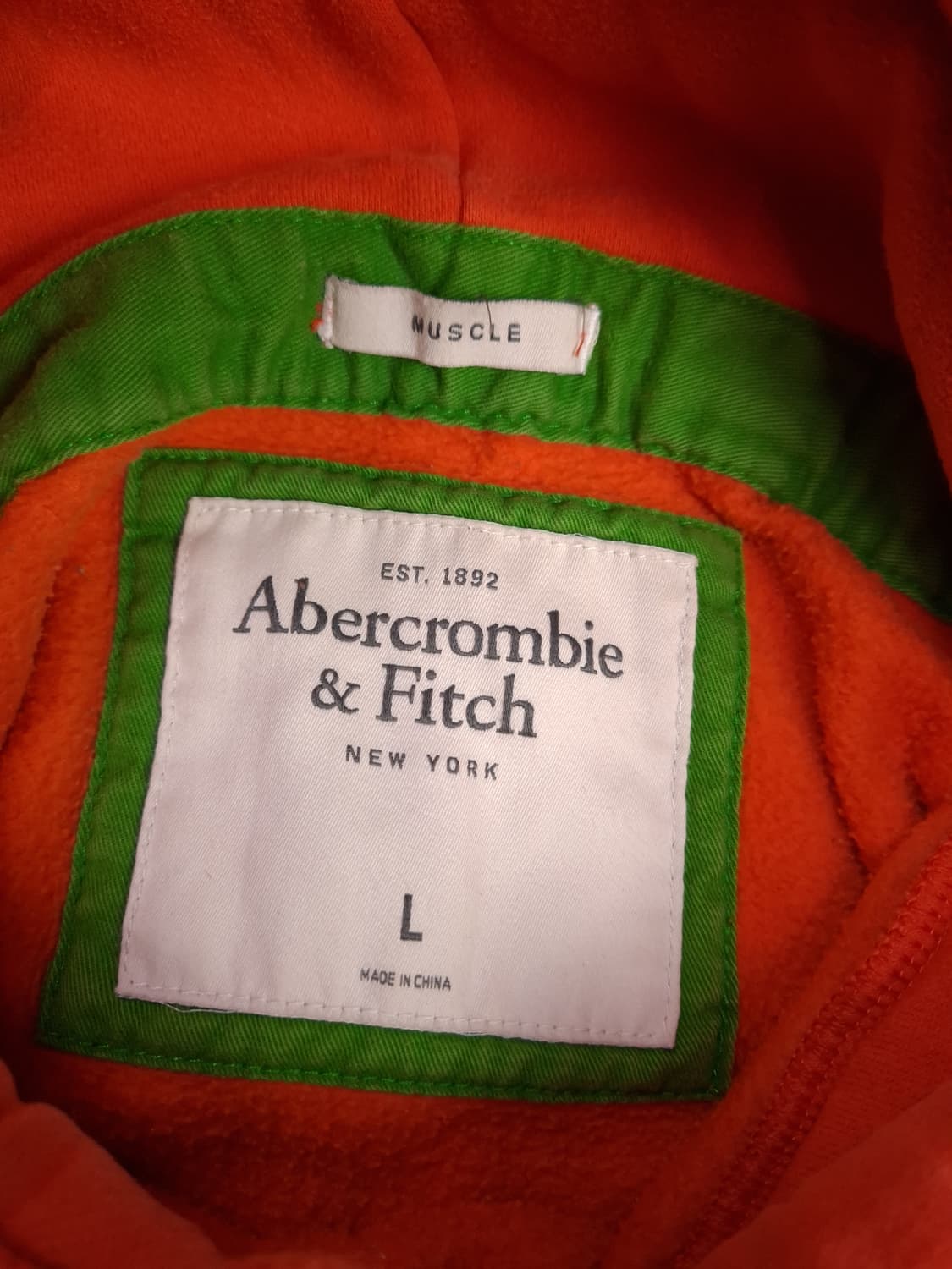 오리지날 아베크롬비앤피치 그래픽 후드 티 상품이미지3