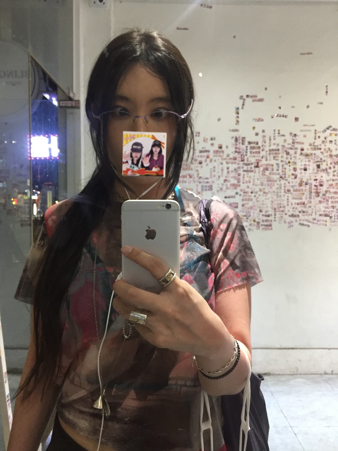 장폴고티에 00s 로즈 포트레이트 메쉬 탑 상품이미지4