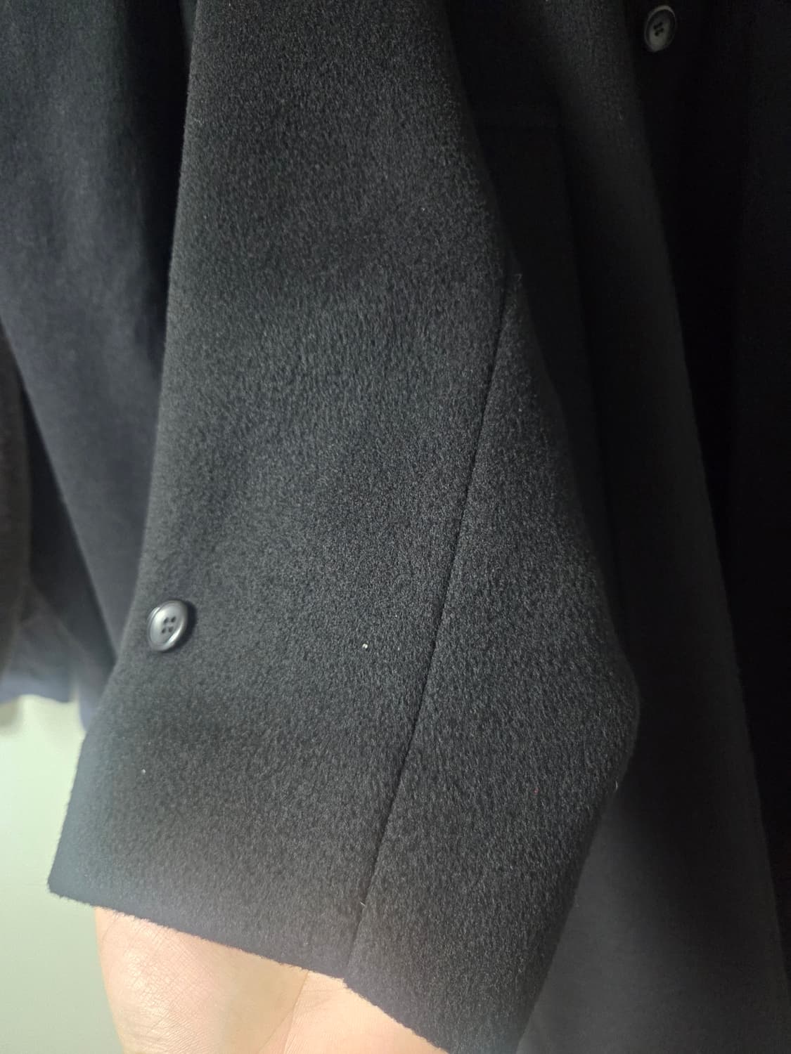 블랭크룸 24fw 발마칸 블랙 상품이미지2