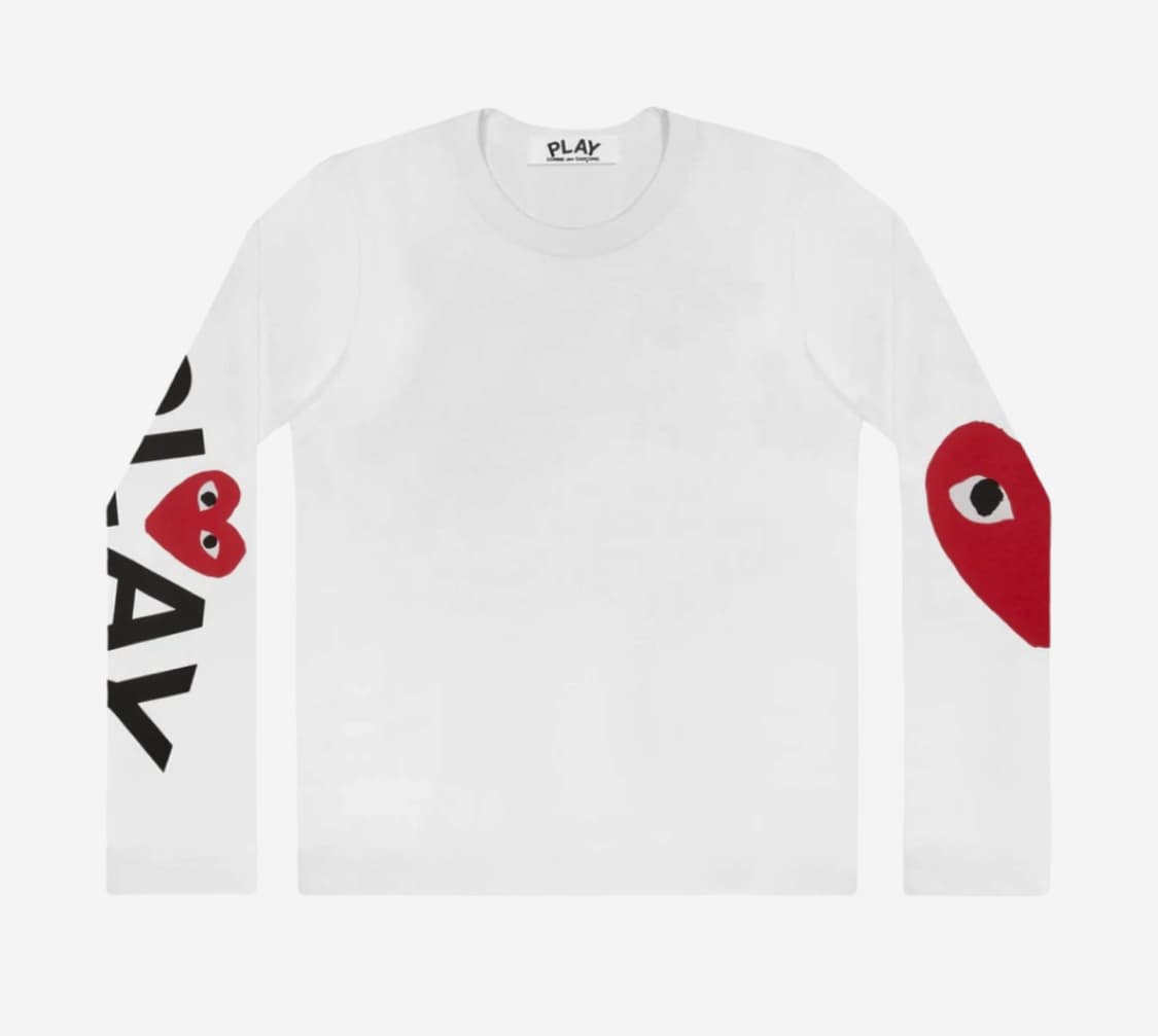 꼼데 가르송 플레이 Big Heart LS T-Shirt (새상품) 상품이미지1