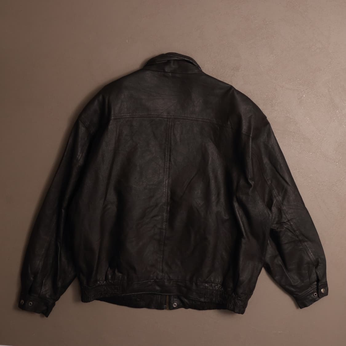90's 빈티지 소가죽 레더 봄버 자켓 A1672 상품이미지6