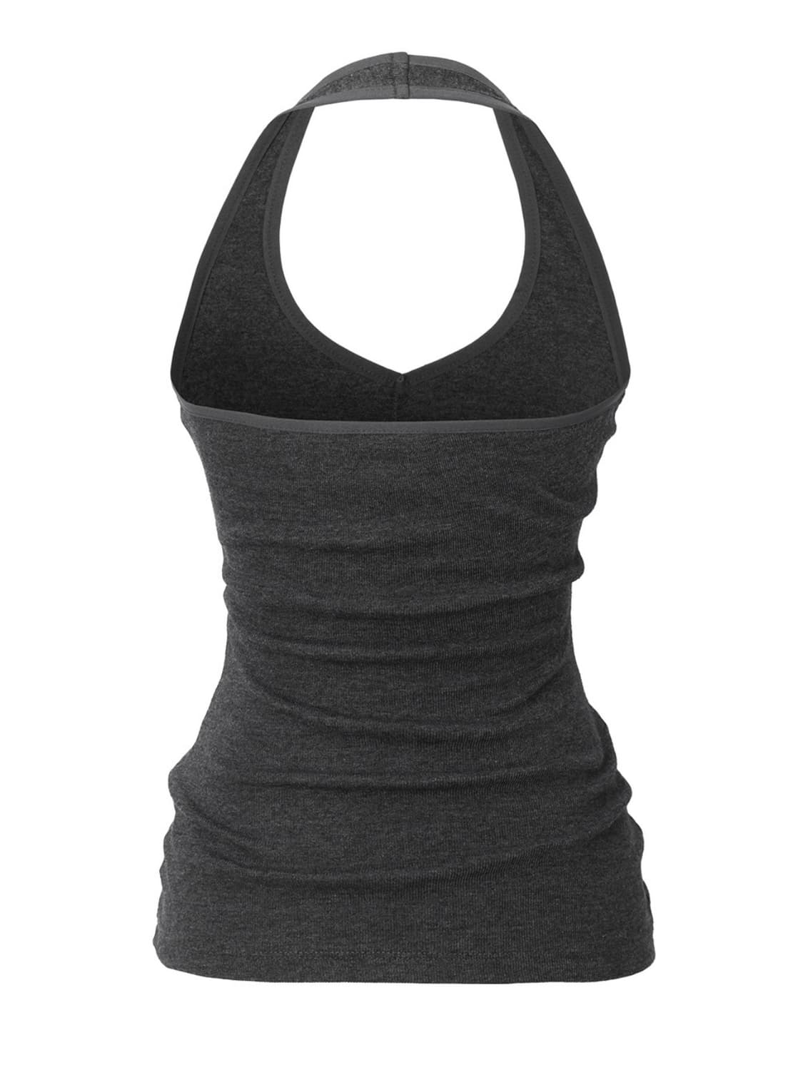 inegi 이네기 차콜 홀터넥 슬리브리스+버튼 롱슬리브 레이어드 세트 상품이미지4