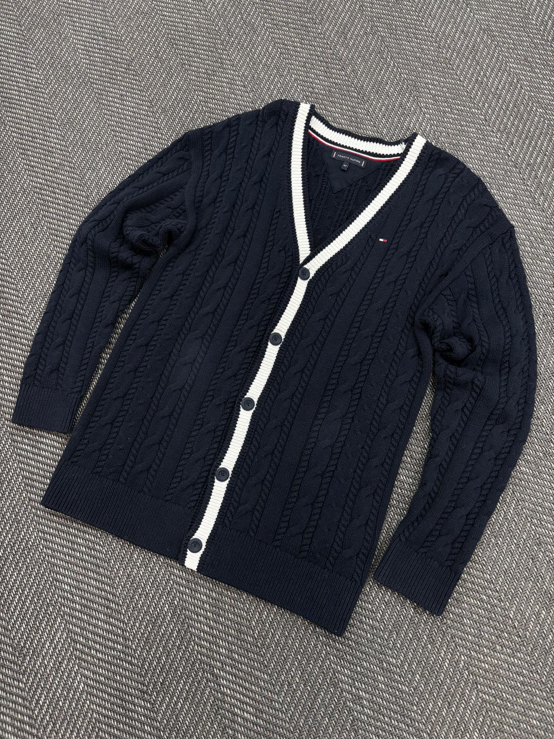 타미힐피거 가디건 네이비 상품이미지1