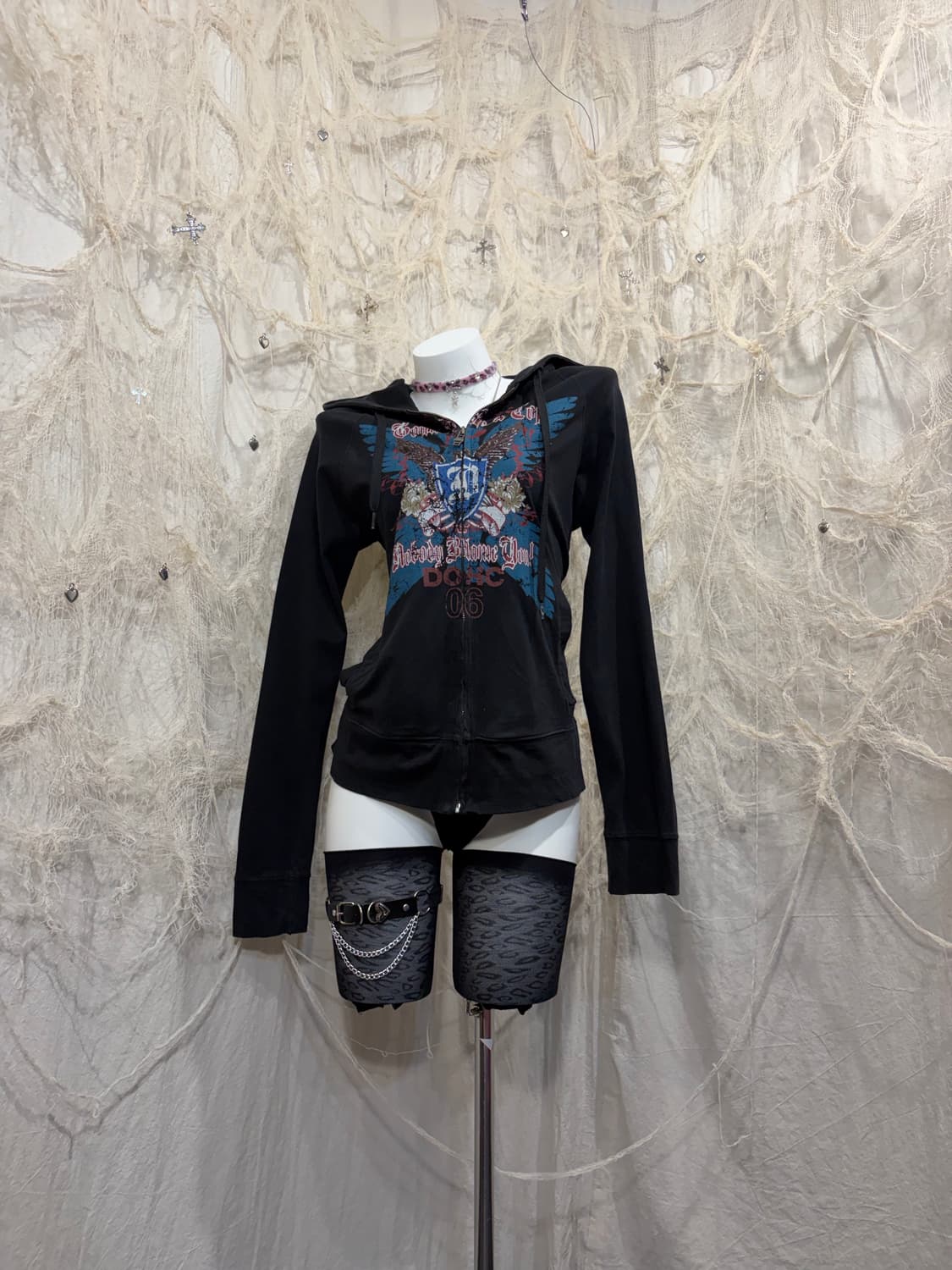 DOHC Y2K eagle hoodie zip up 상품이미지4