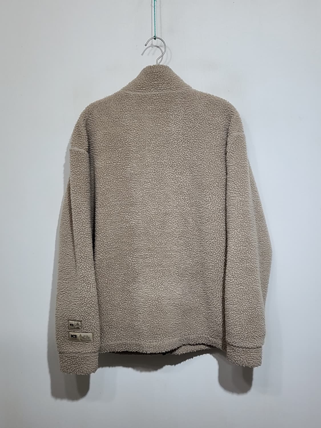 (100) K2 플리스 점퍼 베이지 뽀글이 케이투 후리스 자켓  상품이미지6