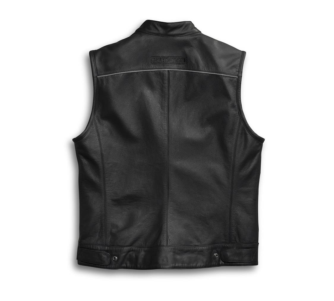 [2XL] 할리데이비슨 버팔로 레더 베스트 상품이미지8