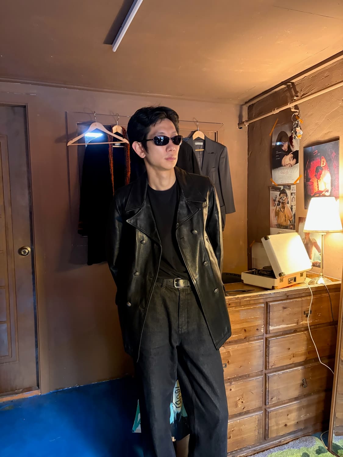 CHEVIGNON LAMSKIN SILVER DOUBLE COAT 상품이미지7