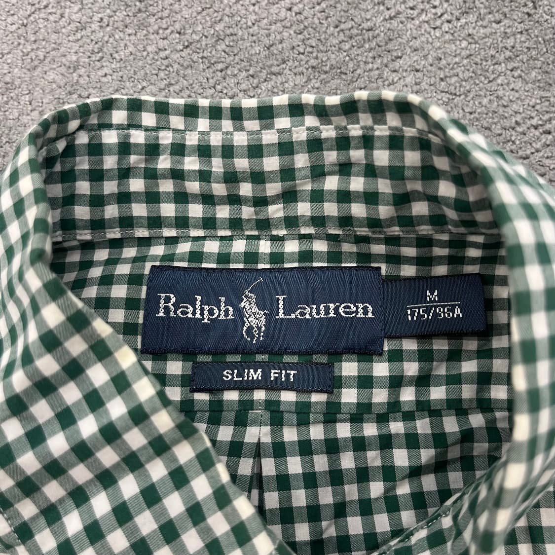 M 폴로 랄프로렌 긴팔 깅엄 체크 셔츠 상품이미지4