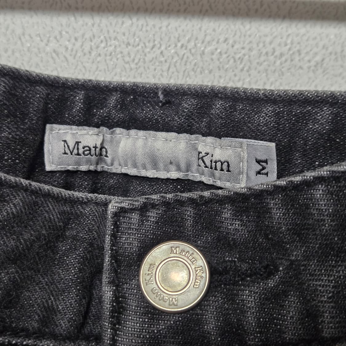마뗑킴 블랙 데님팬츠/ 여성 팬츠/ 여성 바지  상품이미지2