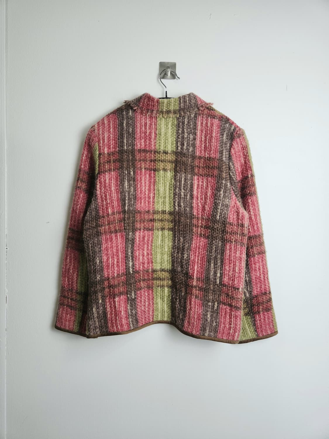 체크 울 자켓 상품이미지8