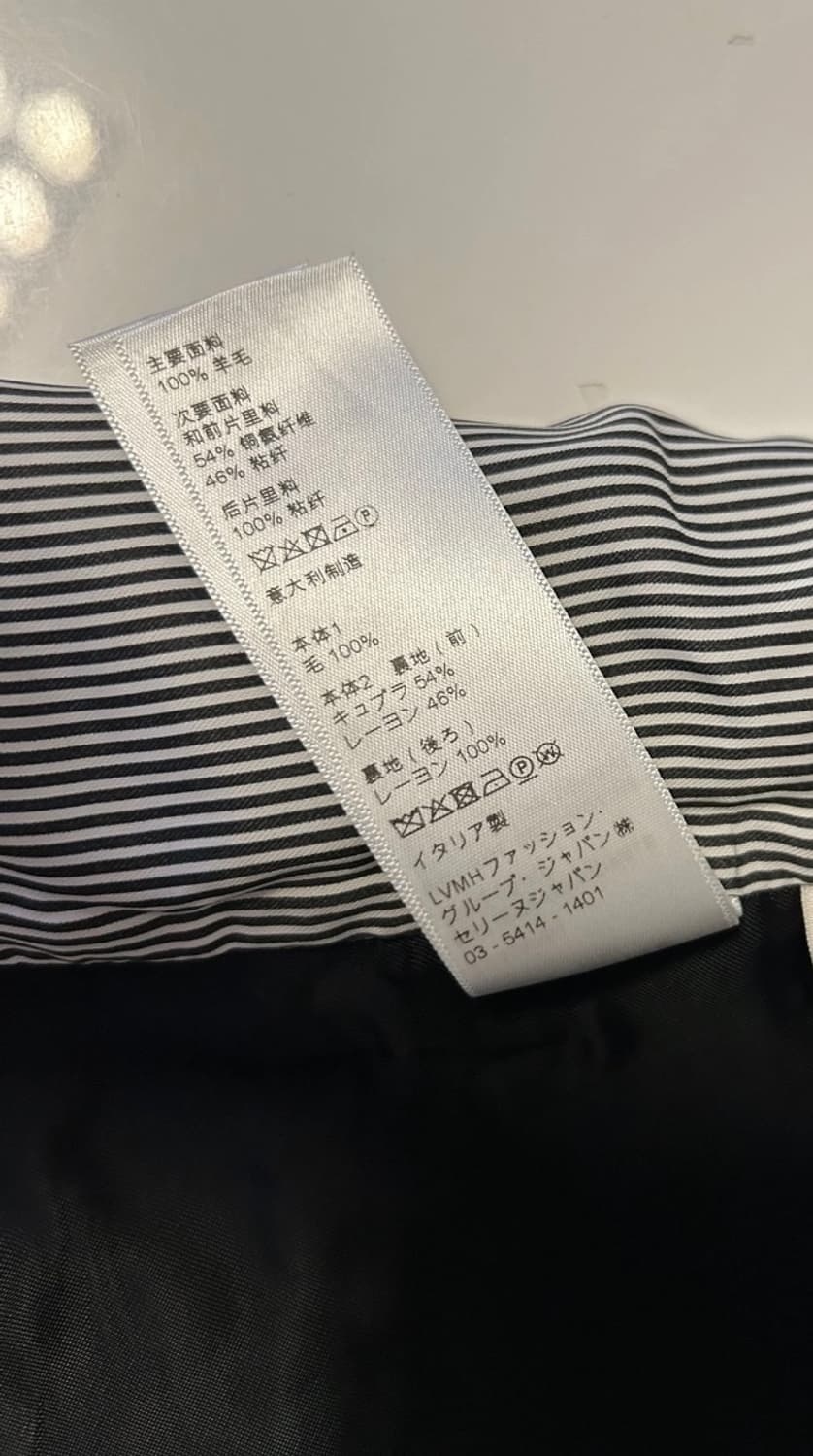 셀린느 20SS 스트라이프 수트 베스트 44사이즈 상품이미지7