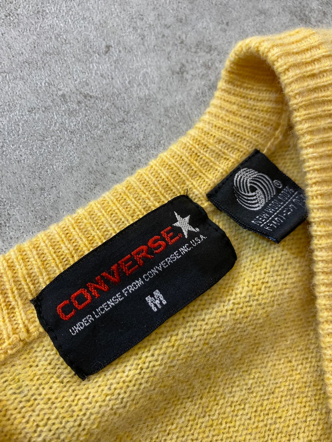 [M] 90-00s Converse 컨버스 브이넥 울 니트 상품이미지5