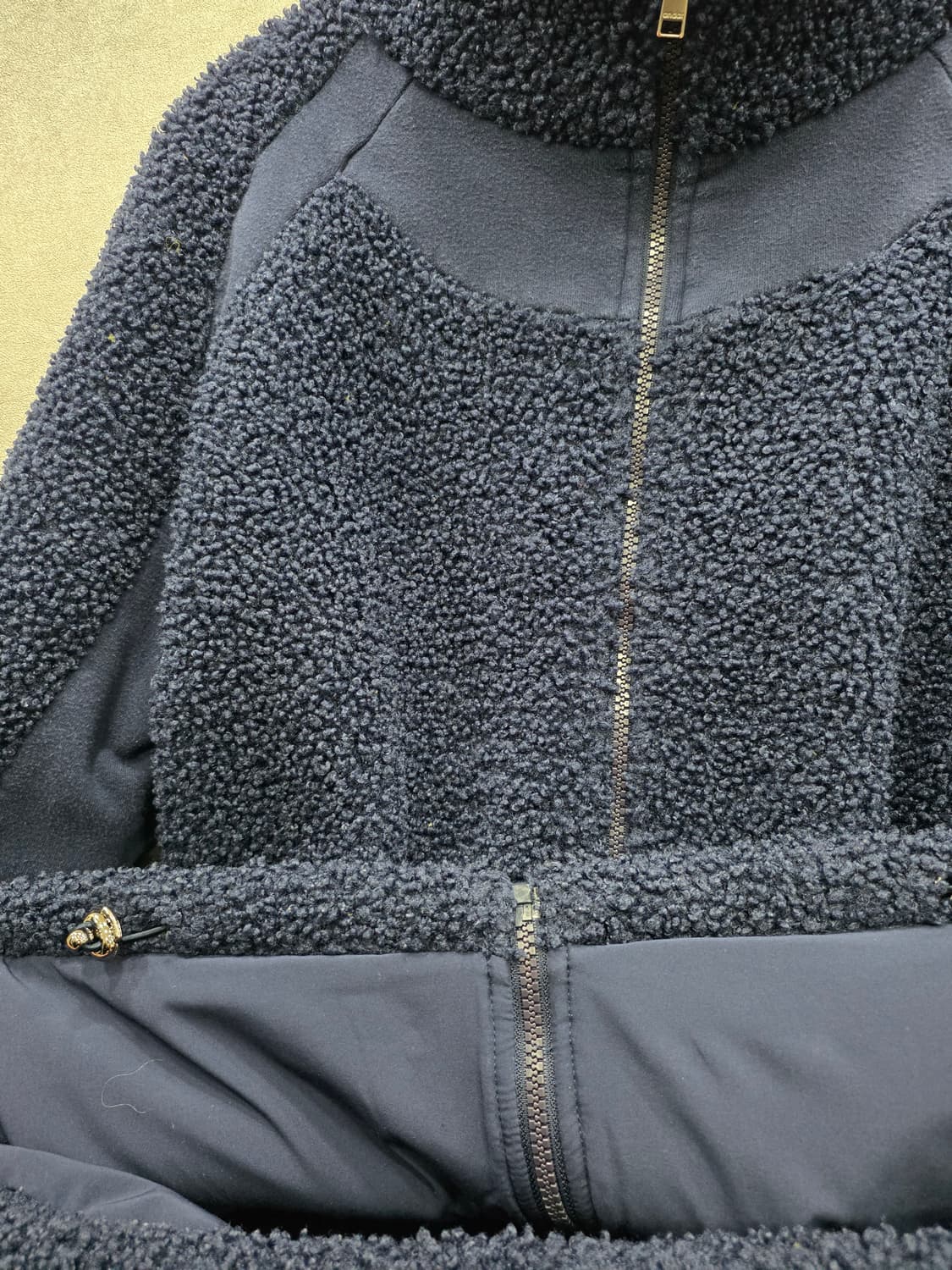 안다르(andar) 네이비 보아 플리스 자켓 상품이미지7